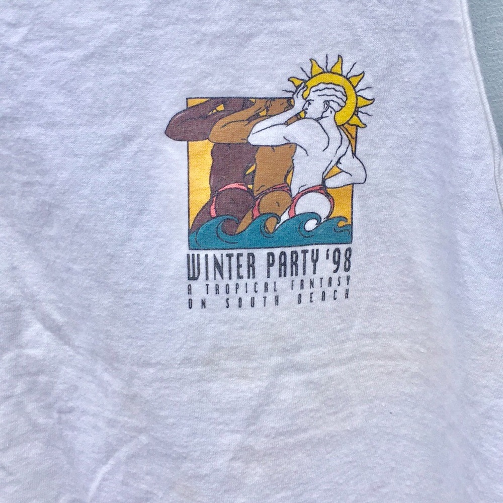 1998 Winter Party South Beach Miami Top Vintage - Picture 2 of 7